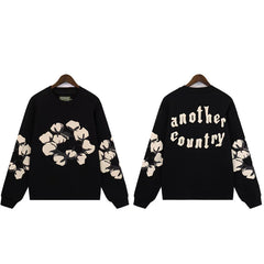 Denim Tears Another Country Cotton Wreath Crewneck Sweatshirt