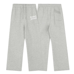 Broken Planet Foam Print Loose Fit Sweatpants - Heather Grey