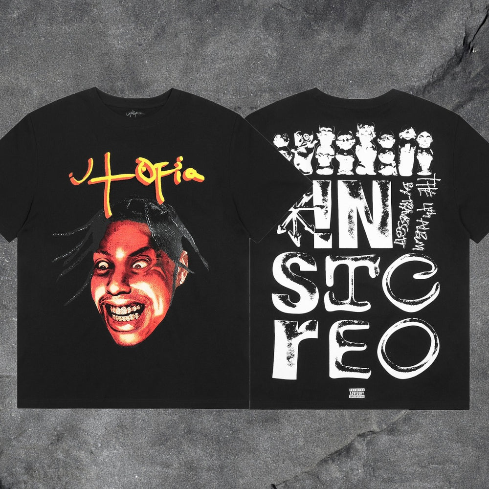 Travis Scott Cactus Jack Collection Skeleton Ma and Ma Fujiwara Hiroshi Co branded Printed Short sleeved T-shirt (51)