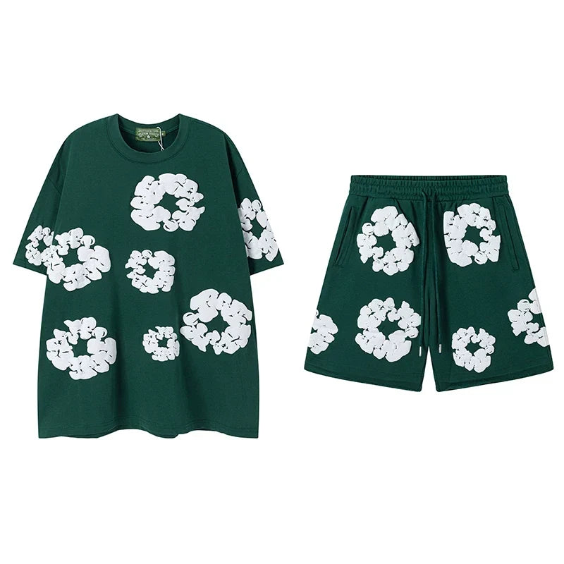 Denim Tears Green Cotton Wreath Matching Set