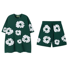 Denim Tears Green Cotton Wreath Matching Set