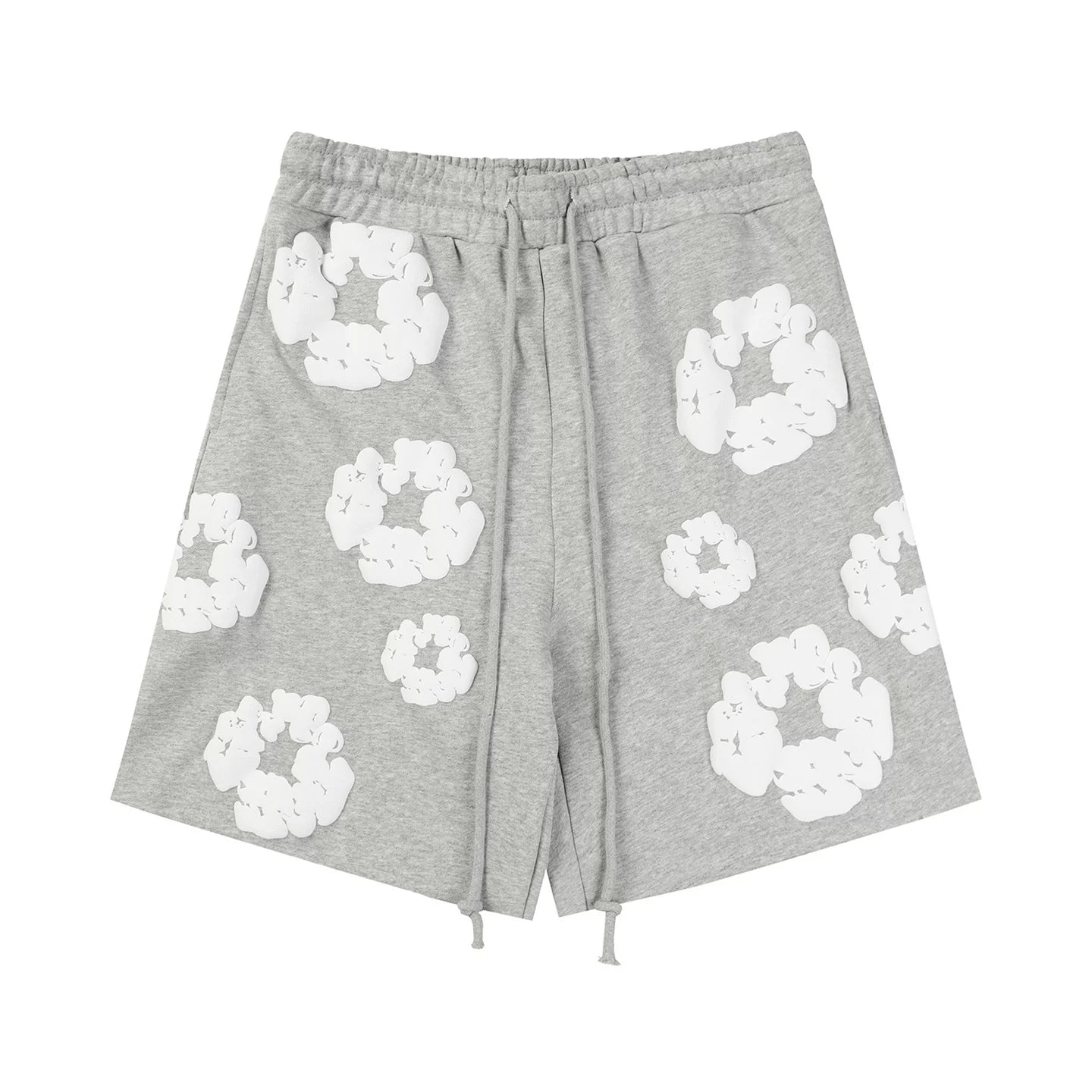 Denim Tears Cotton Wreath Grey Unisex Sweat Shorts