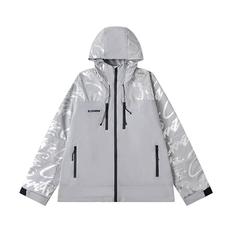 Corteiz Devil's Island Stormtrooper Waterproof Jacket Grey