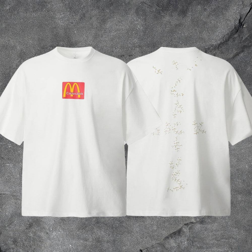 Travis Scott Cactus Jack Collection Skeleton Ma and Ma Fujiwara Hiroshi Co branded Printed Short sleeved T-shirt (51)