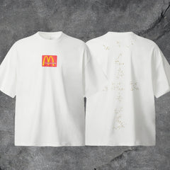 Travis Scott Cactus Jack Mcdonalds Box Logo Double Sided Tee