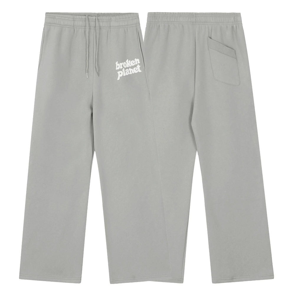 Broken Planet Foam Print Loose Fit Sweatpants - Cement Grey