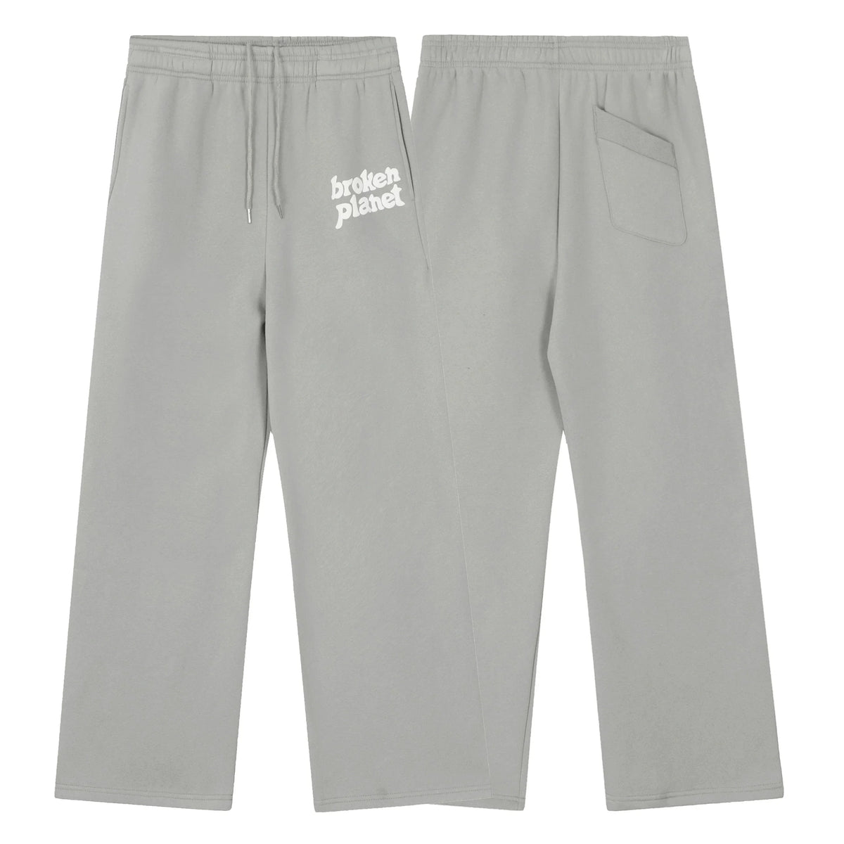 Broken Planet Foam Print Loose Fit Sweatpants - Cement Grey