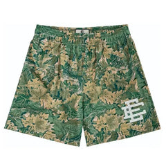 Eric Emanuel Leaf Camo Mesh Shorts