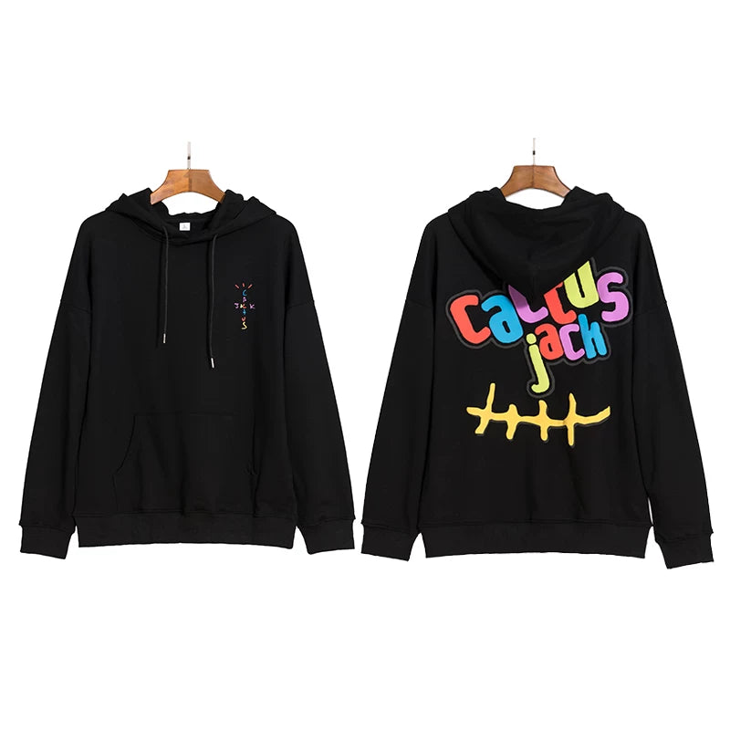 Travis Scott Cactus Jack Colorful Logo Unisex Hoodie
