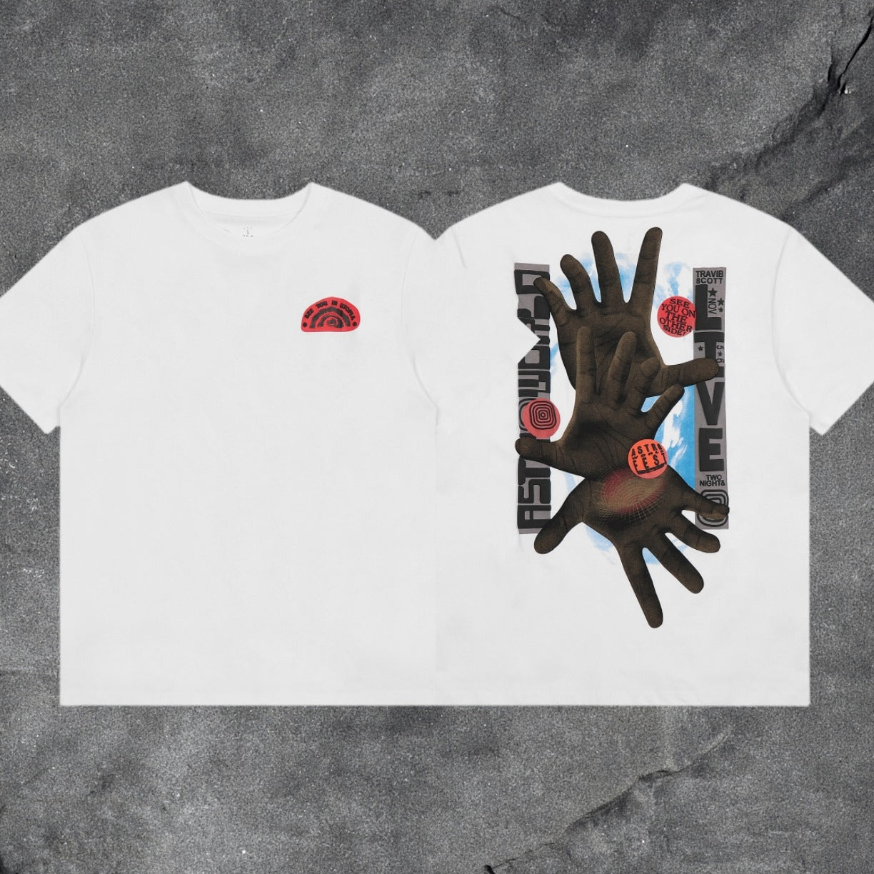 Travis Scott Cactus Jack Collection Skeleton Ma and Ma Fujiwara Hiroshi Co branded Printed Short sleeved T-shirt (51)