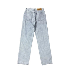 Corteiz X Slaughter Gang 21 Savage Light Wash Straight Leg Jeans