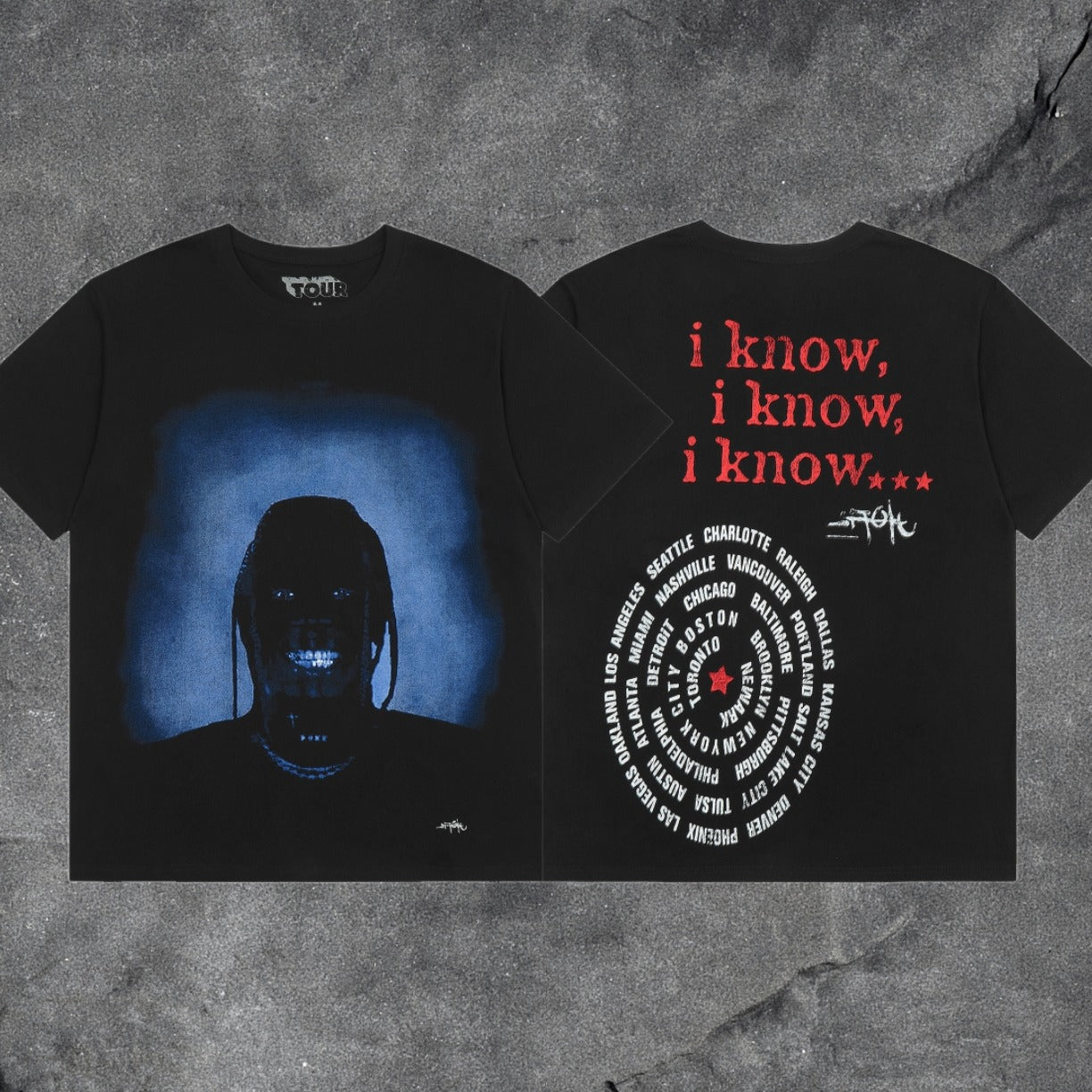 Travis Scott Cactus Jack Collection Skeleton Ma and Ma Fujiwara Hiroshi Co branded Printed Short sleeved T-shirt (56)