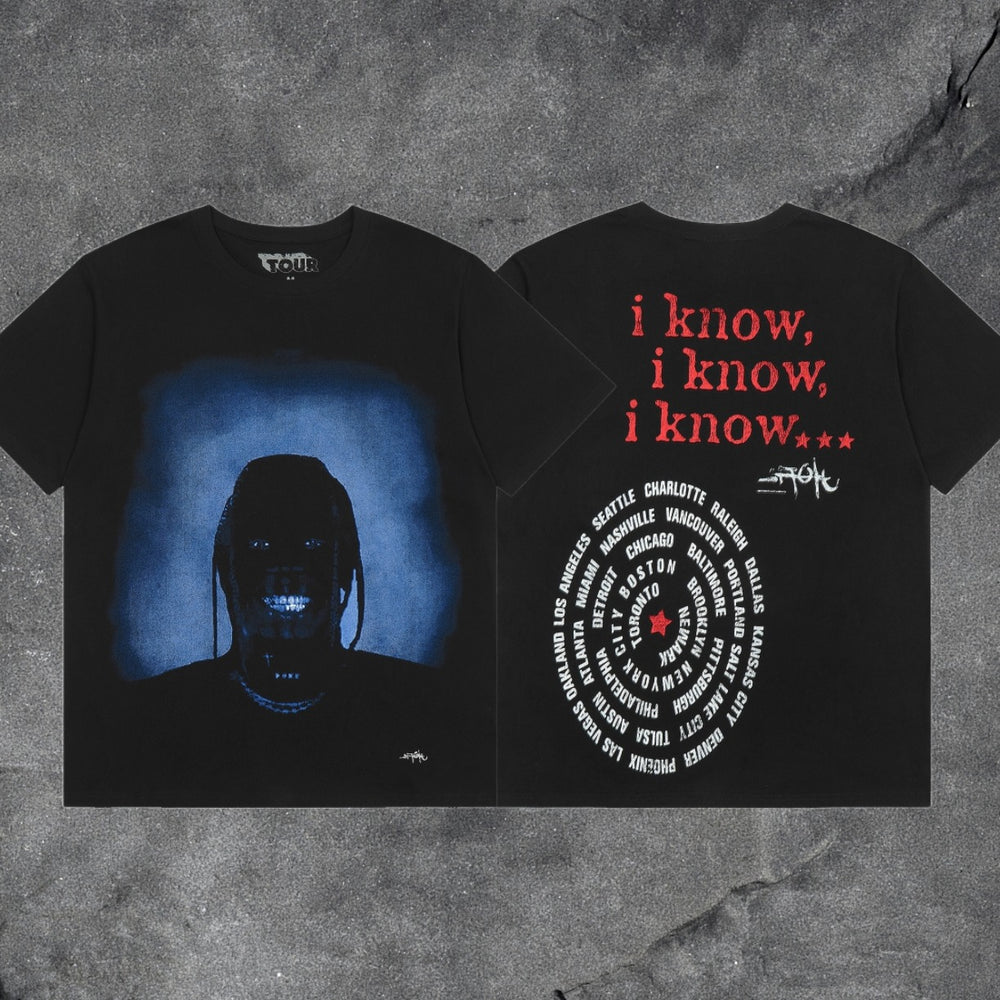 Travis Scott Cactus Jack Collection Skeleton Ma and Ma Fujiwara Hiroshi Co branded Printed Short sleeved T-shirt (52)
