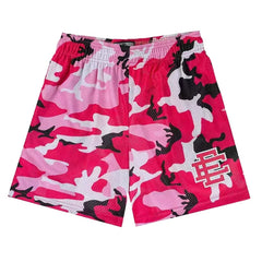 Eric Emanuel Pink Camo Mesh Shorts
