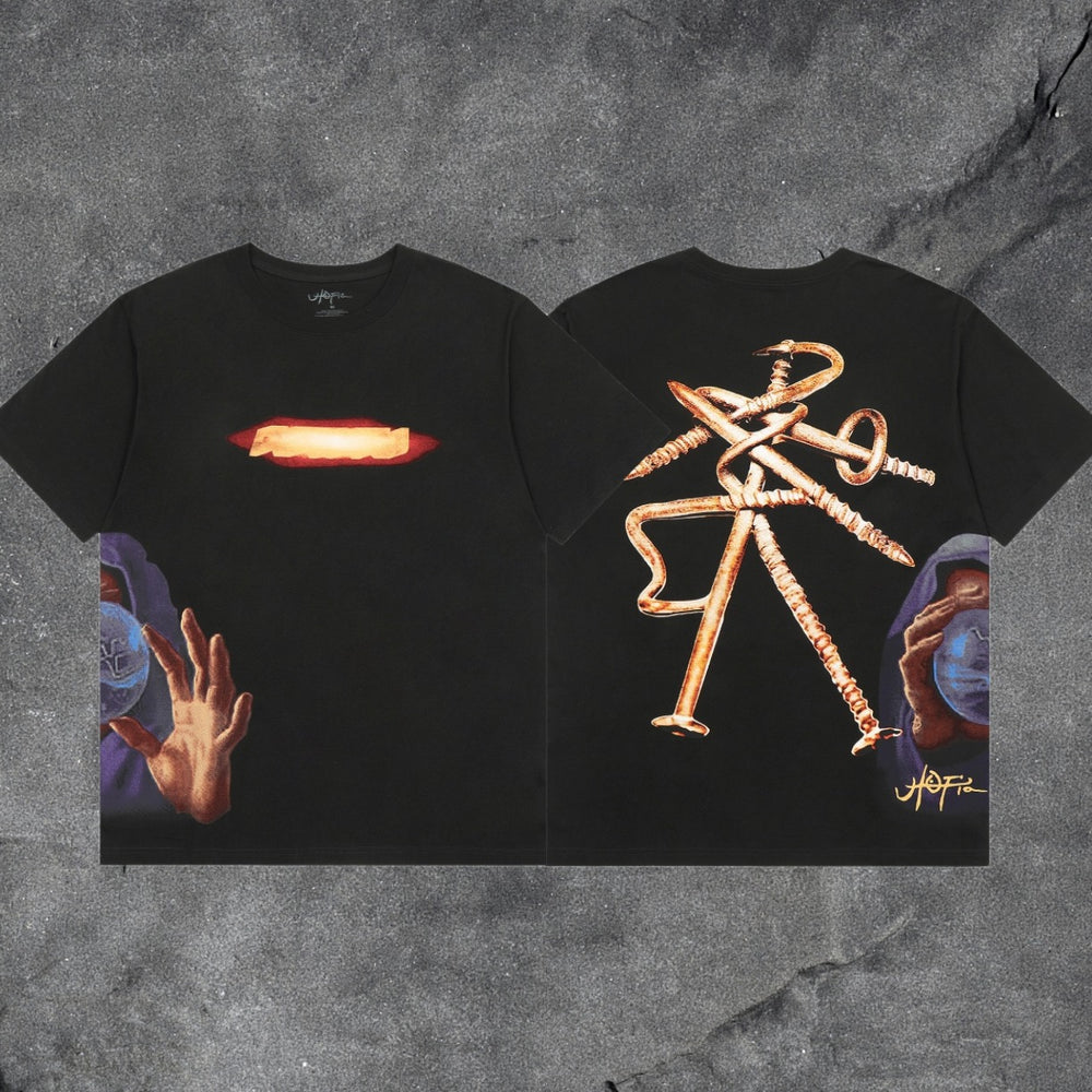 Travis Scott Cactus Jack Collection Skeleton Ma and Ma Fujiwara Hiroshi Co branded Printed Short sleeved T-shirt (56)