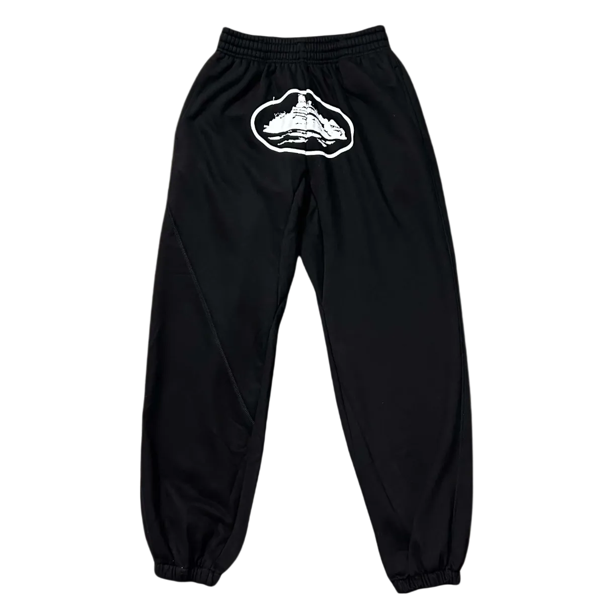 Corteiz X Slaughter Gang 21 Savage Black Graphic Jogger Pants