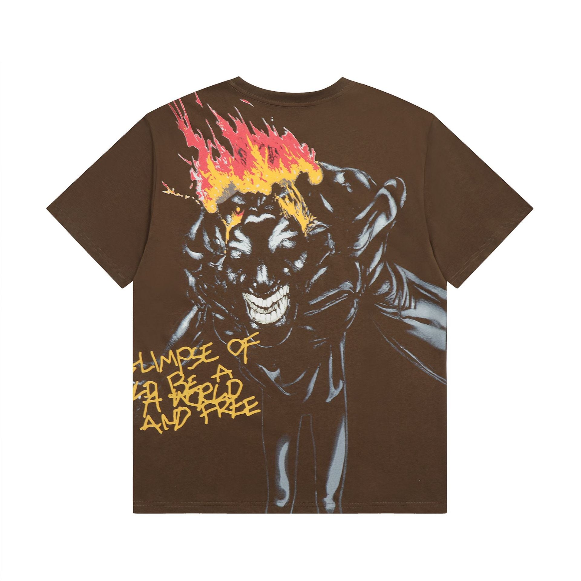 Travis Scott Cactus Jack Collection Skeleton Ma and Ma Fujiwara Hiroshi Co branded Printed Short sleeved T-shirt (51)