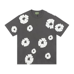 Denim Tears Cotton Wreath Dark Grey Unisex Short Sleeve T Shirt