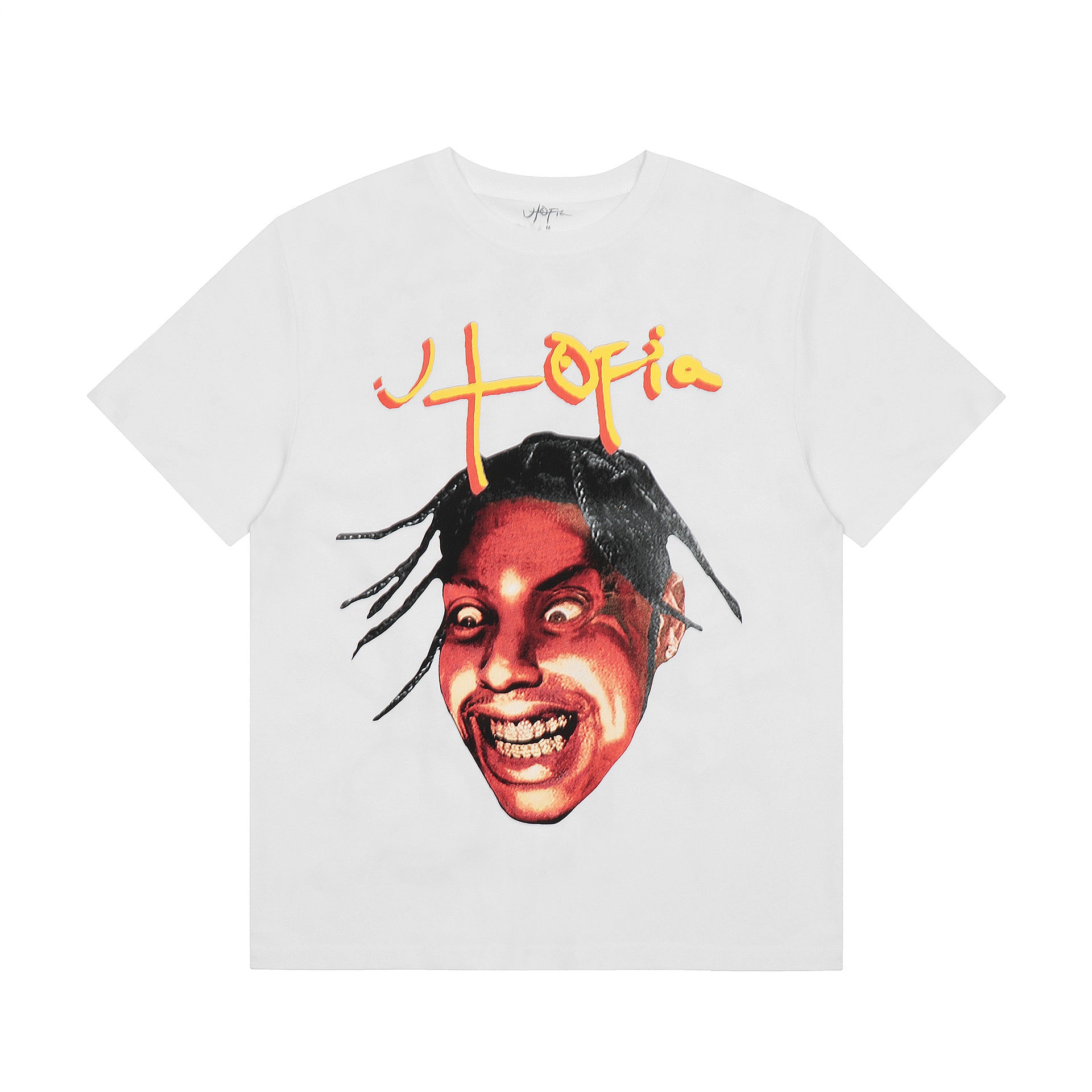 Travis Scott Utopia In Stereo Portrait Double Sided Graphic Tee