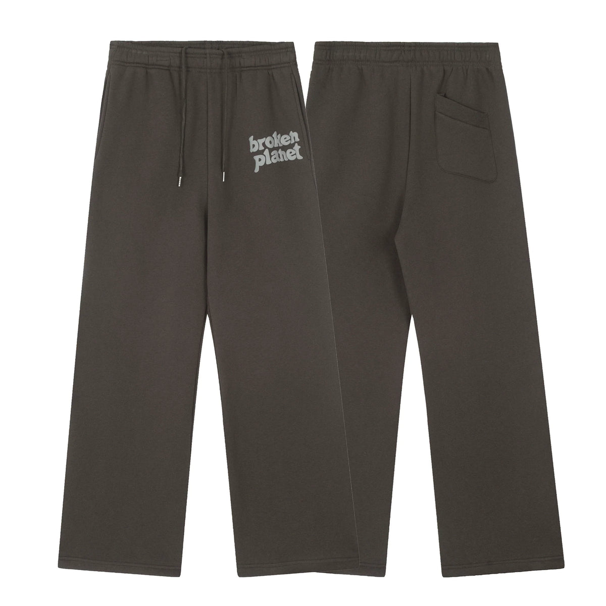 Broken Planet Foam Print Loose Fit Sweatpants - Espresso Brown