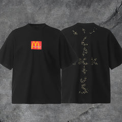 Travis Scott Cactus Jack Mcdonalds Box Logo Double Sided Tee