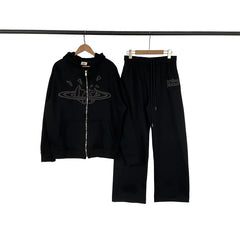 Broken Planet Tonal Logo Zip Hoodie And Sweatpants Set