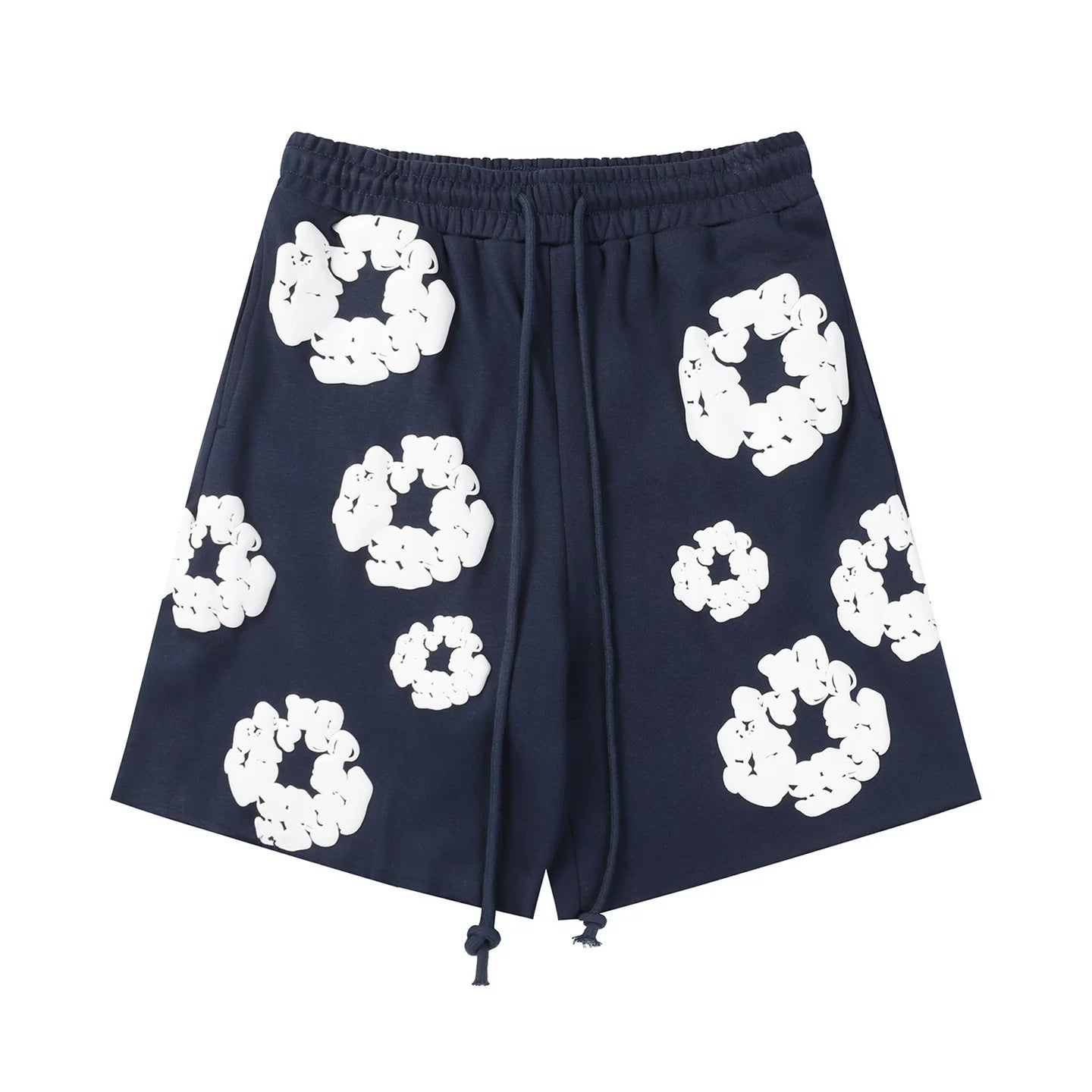 Denim Tears Cotton Wreath Navy Unisex Sweat Shorts