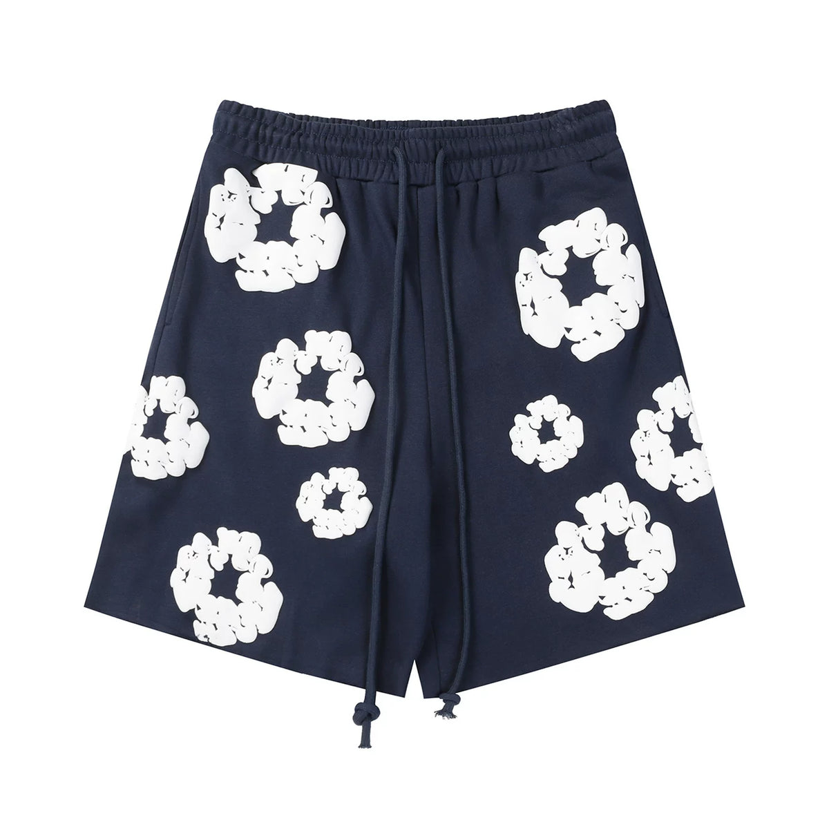 Denim Tears Cotton Wreath Navy Unisex Sweat Shorts