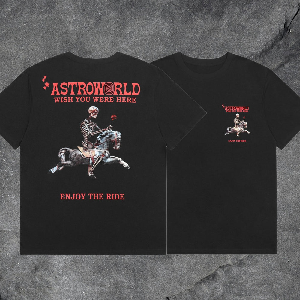 Travis Scott Cactus Jack Collection Skeleton Ma and Ma Fujiwara Hiroshi Co branded Printed Short sleeved T-shirt (57)