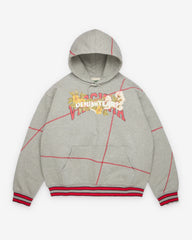 Denim Tears Men's Virginia Overlock Stitch Hoodie - (Grey)