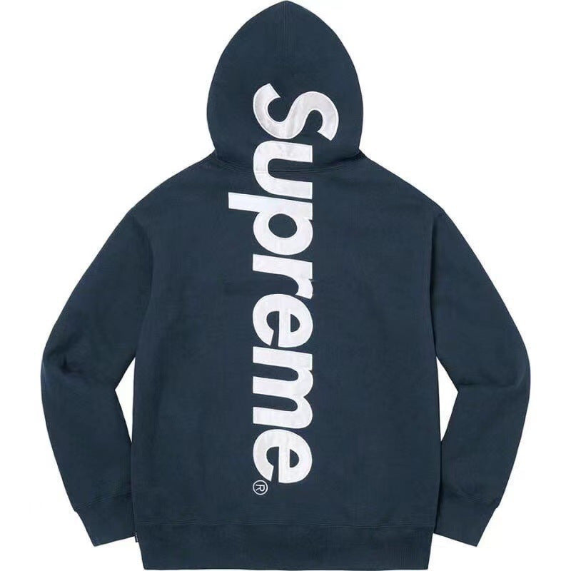 Supreme Side Logo Hoodie & Sweatpants Set – Navy