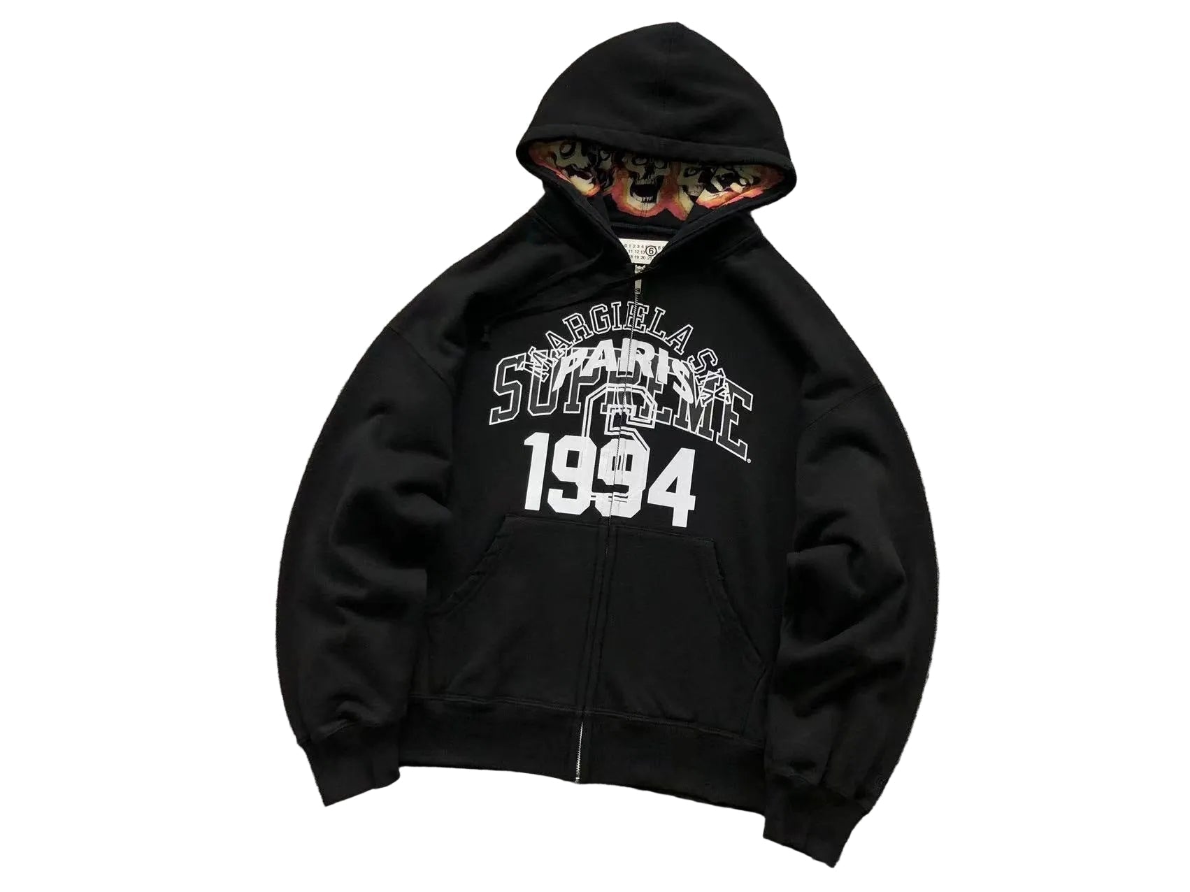 Supreme x Margiela Paris 1994 Zip Hoodie & Sweatpants Set – Black