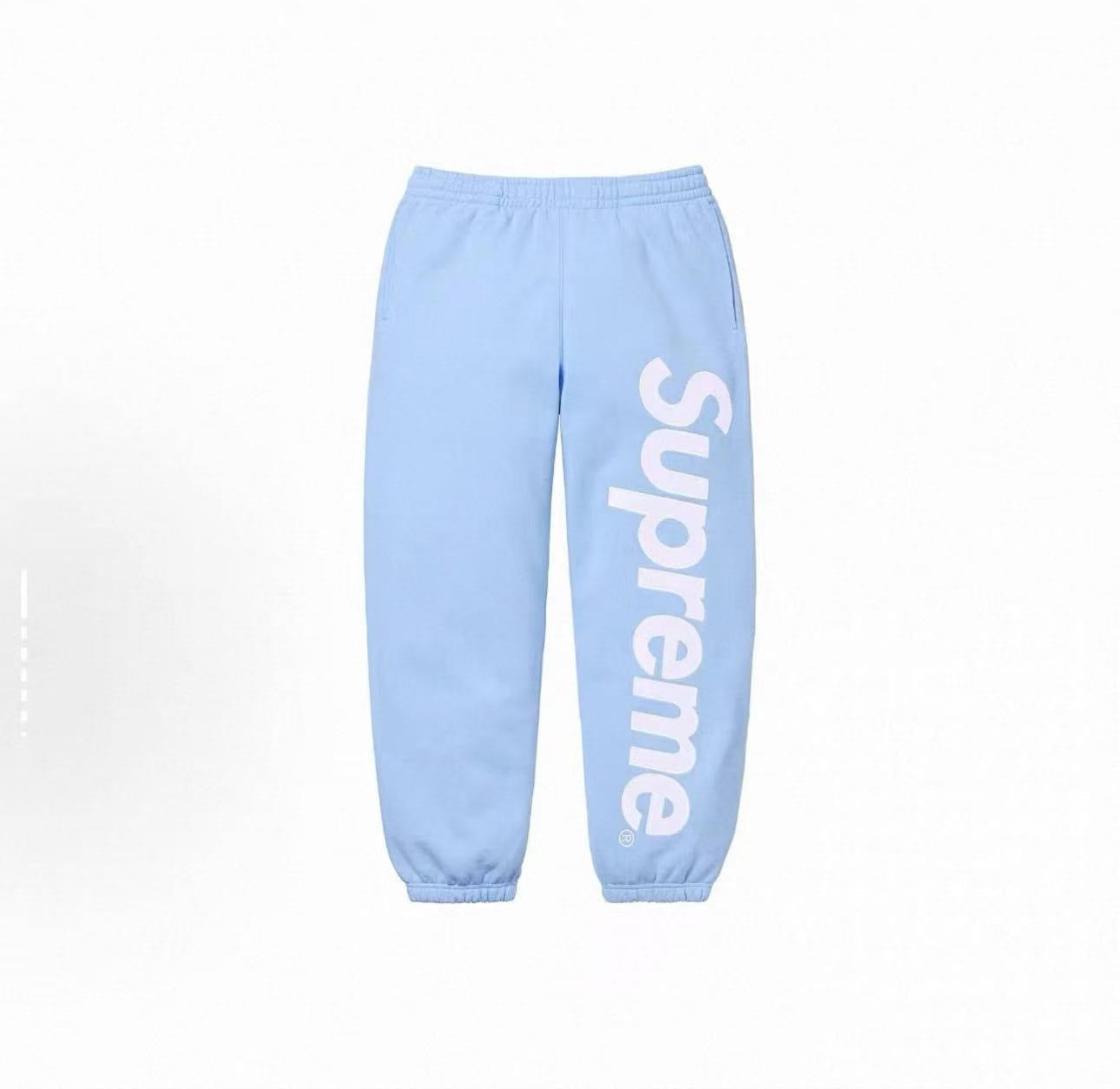 Supreme Side Logo Hoodie & Sweatpants Set – Light Blue